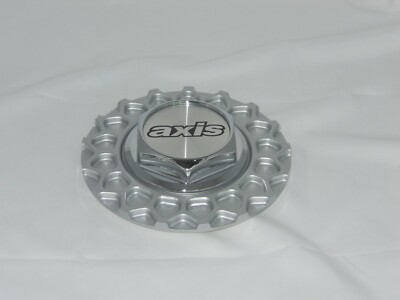 AXIS KLASSIC MESH SILVER WHEEL RIM CENTER CAP THREADED THREAD ON 6-3/4'' DIA