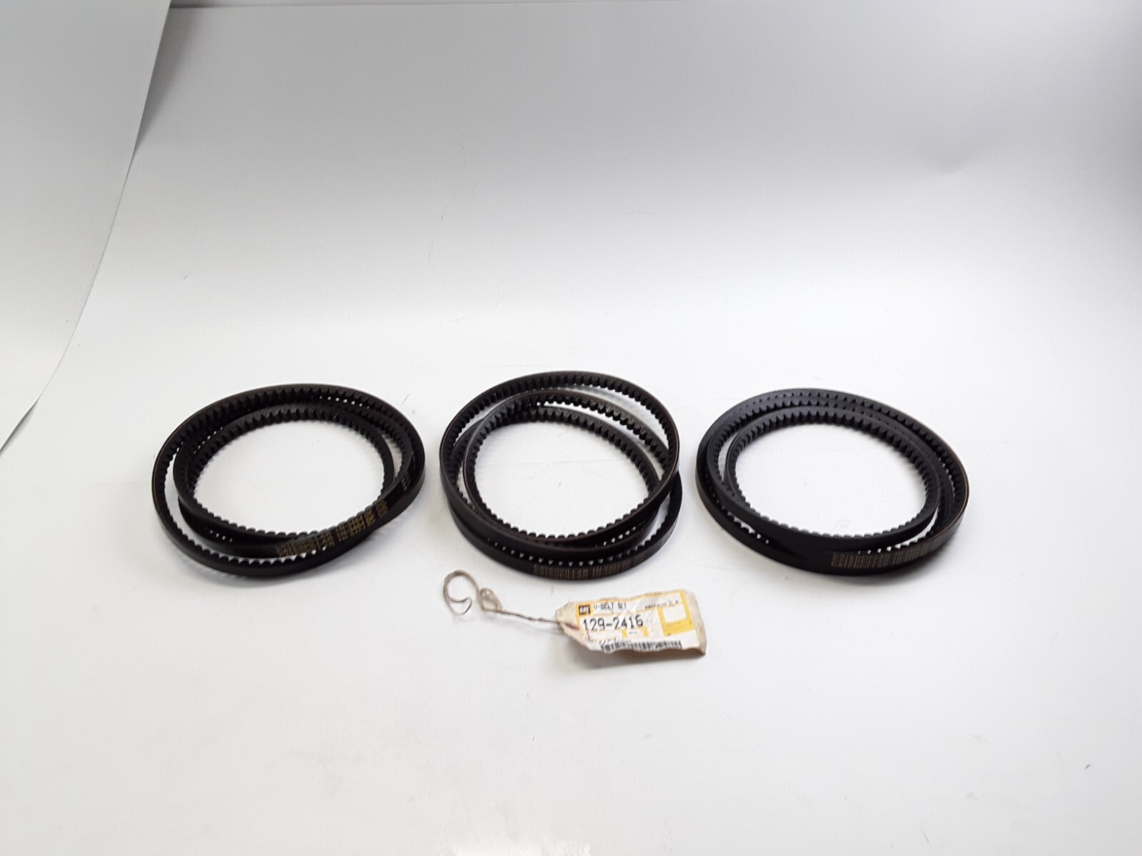 CAT 129-2416 COGGED V-BELT 1N-3464 1N3464 SET OF 3 TRACK