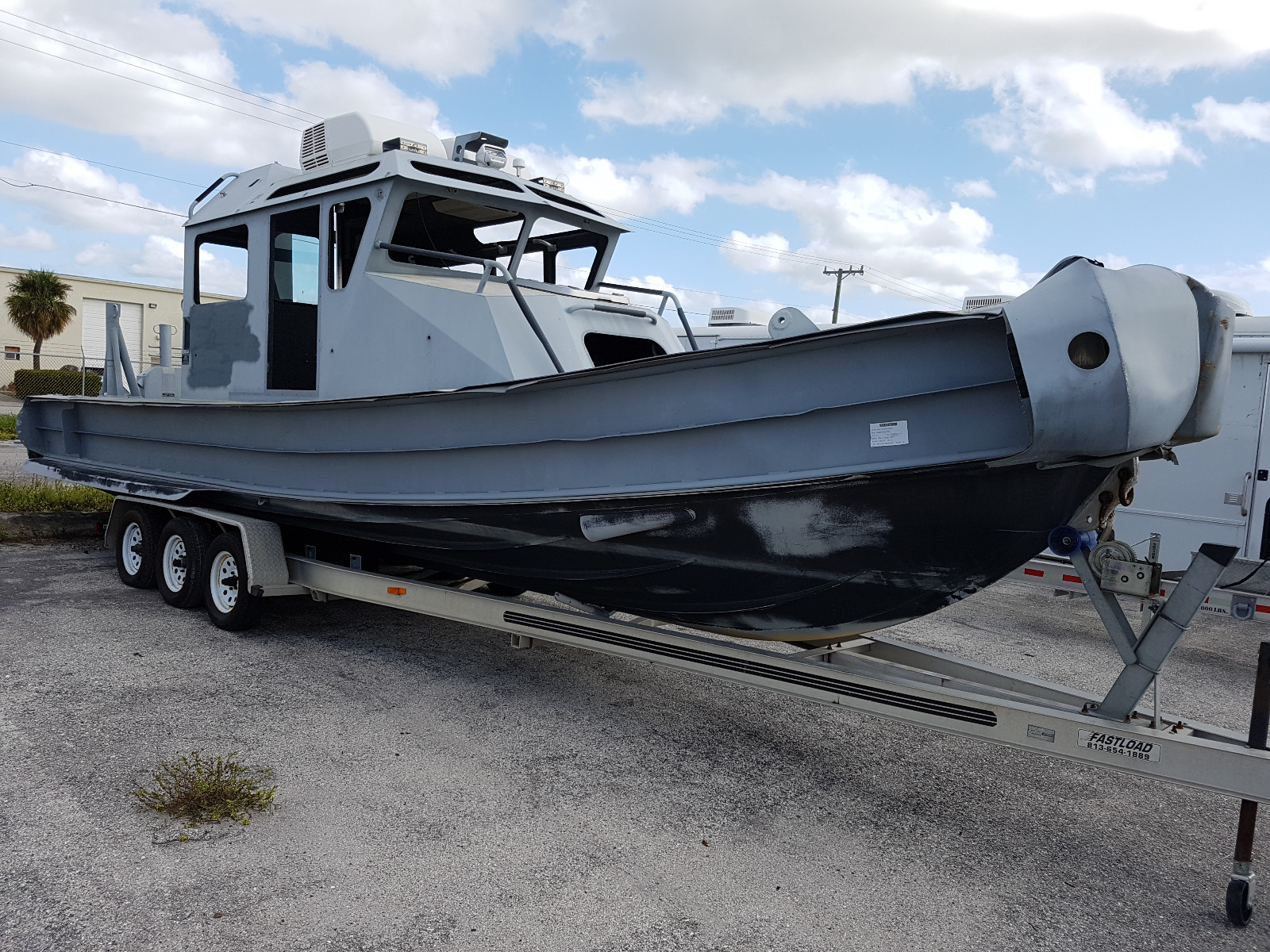2012 33FT Defender Aluminum Safe Boat CLEAR TITLE!!!!