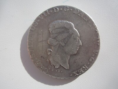 1795 SLESWIG-HOLSTEIN (DENMARK,GERMANY)  1 DALER TRACES OF MOUNTING