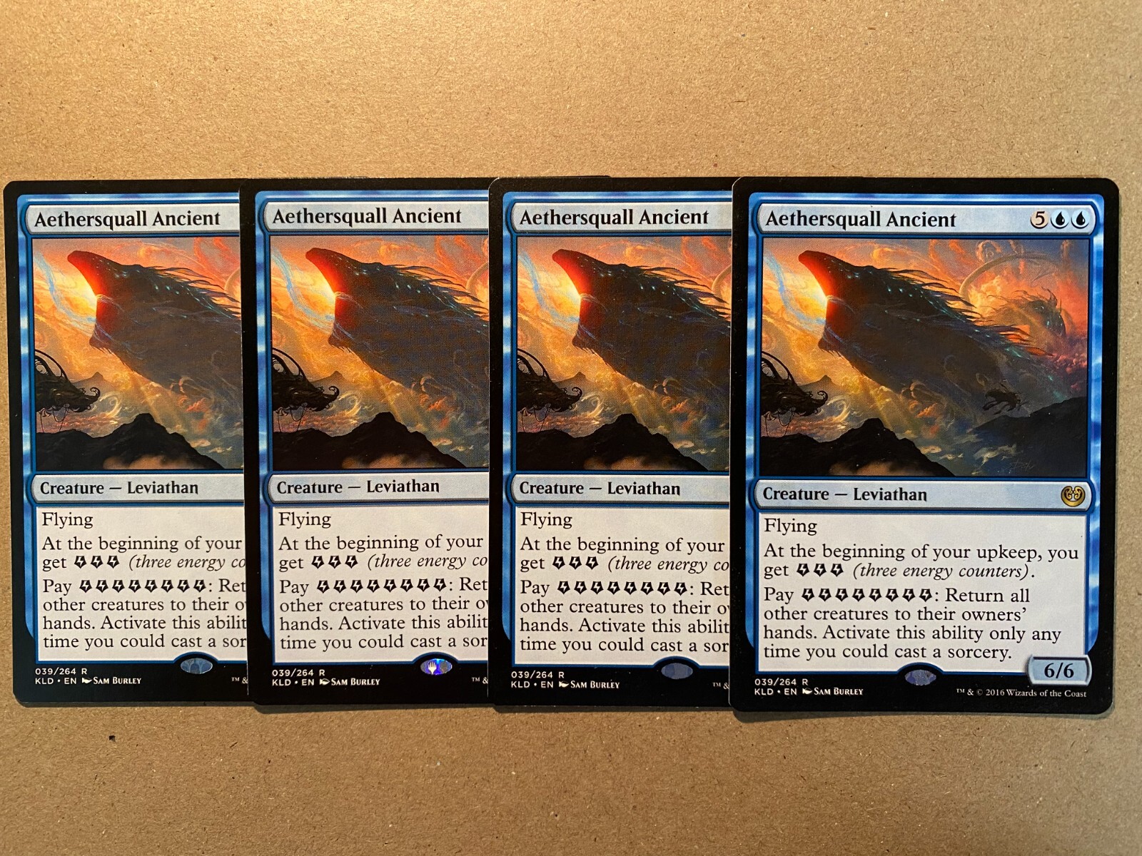 Aethersquall Ancient 1x FOIL KLD MTG Kaladesh Rare MINT blue Aethersquall Ancient 1x FOIL KLD MTG Kaladesh Rare MINT blue
