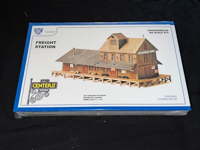IHC #4-7785 Unassembled HO scale kit Center St Series Freight Station NEW SEALED