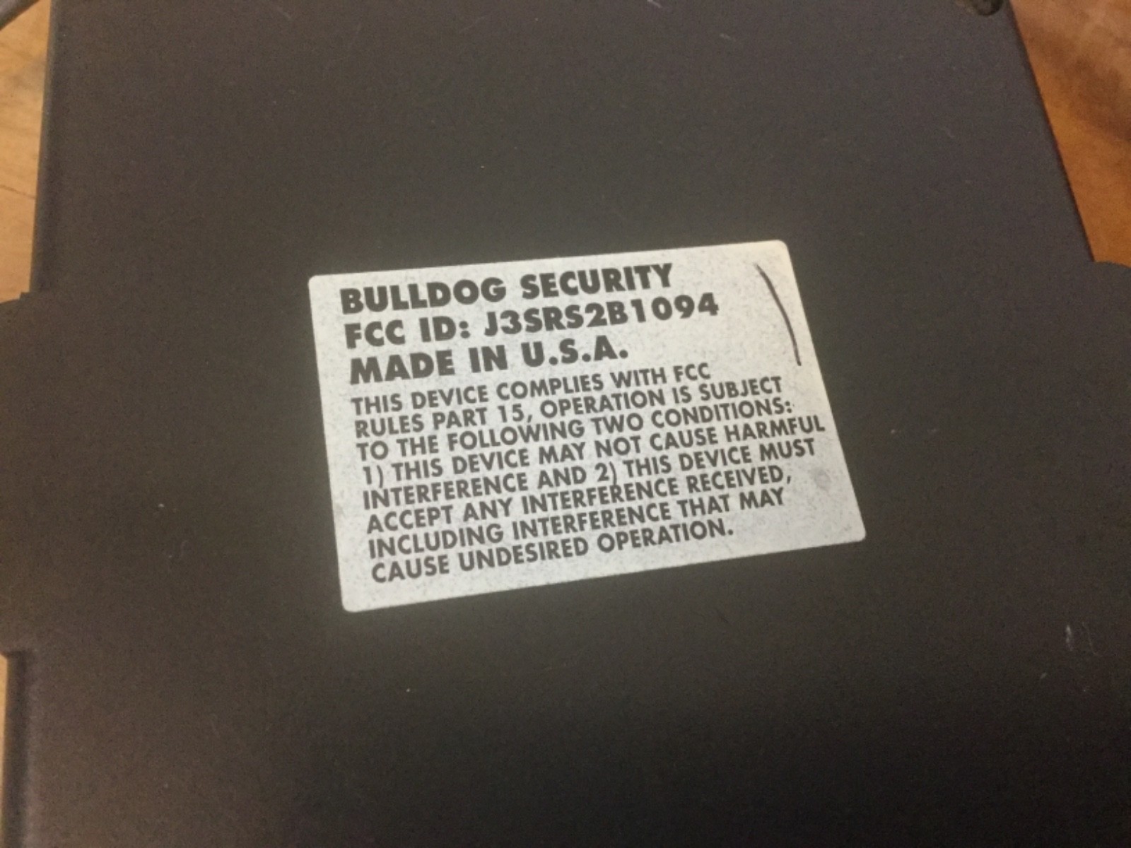 BULLDOG SECURITY REMOTE VEHICLE CAR STARTER SYSTEM RS2B Start & Stop