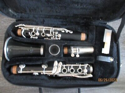 Normandy 4  brand Wood  Clarinet with case.  Made in USA