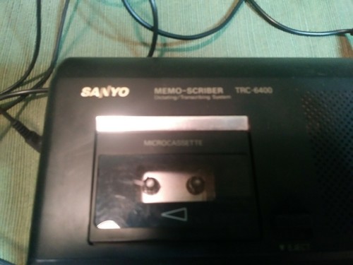 Sanyo TRC-6400 Desktop memo scribes tested