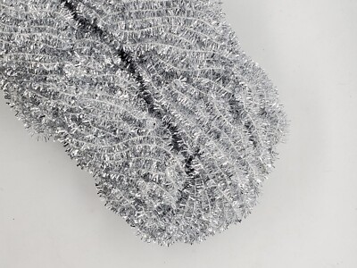 SILVER CRYSTAL CHENILLE - 5 Yard Pack Fly & Jig Tying Material You Pick Size