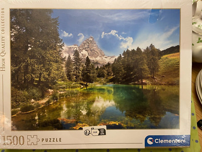 Clementoni Puzzle Landscape 1500 Matterhorn the Blue Lake 33.25'' X 23.25'' NEW