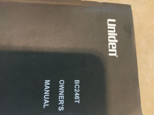 Uniden BC246T Hand Held Trunk-tracker III Scanner