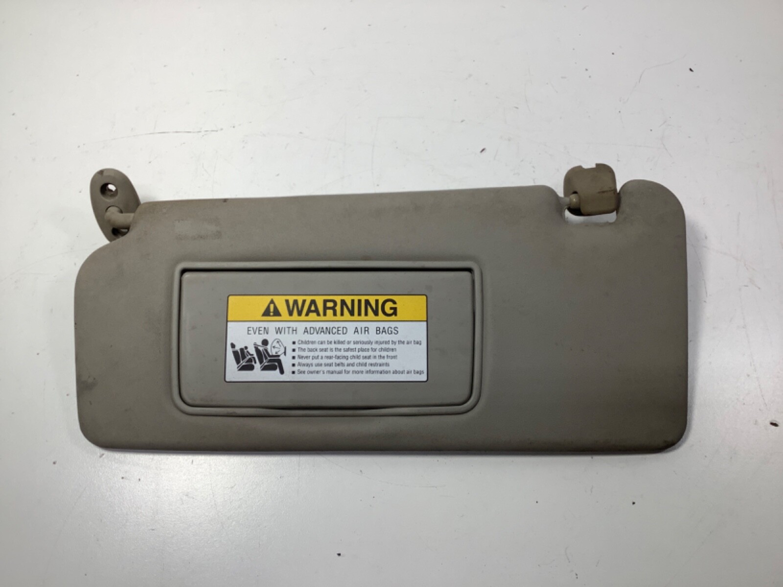 SOLNI トップス 07-08 Honda FIT Sunvisor Assembly, Driver Side (Clear Gray