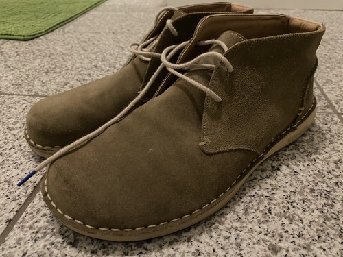 Men's 9.5   43  Chukka Lace Up Shoes Euc Leather