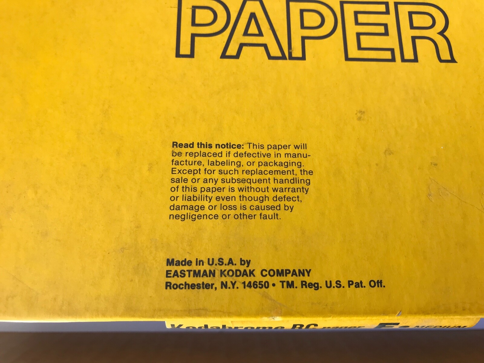 Vintage Kodak Photographic Polycontrast  RC Paper 8 x 10in - 250 Sheets