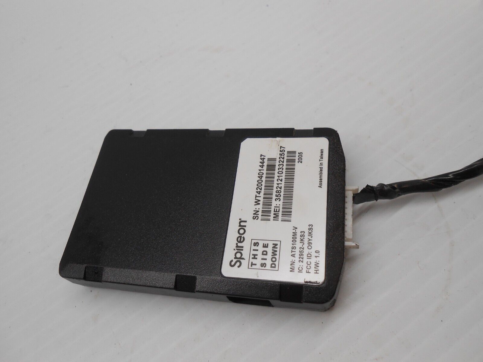 Spireon GPS Tracking Device OEM IC: 22952-JKS3 FCC ID Spireon GPS Tracking Device OEM IC: 22952-JKS3 FCC ID