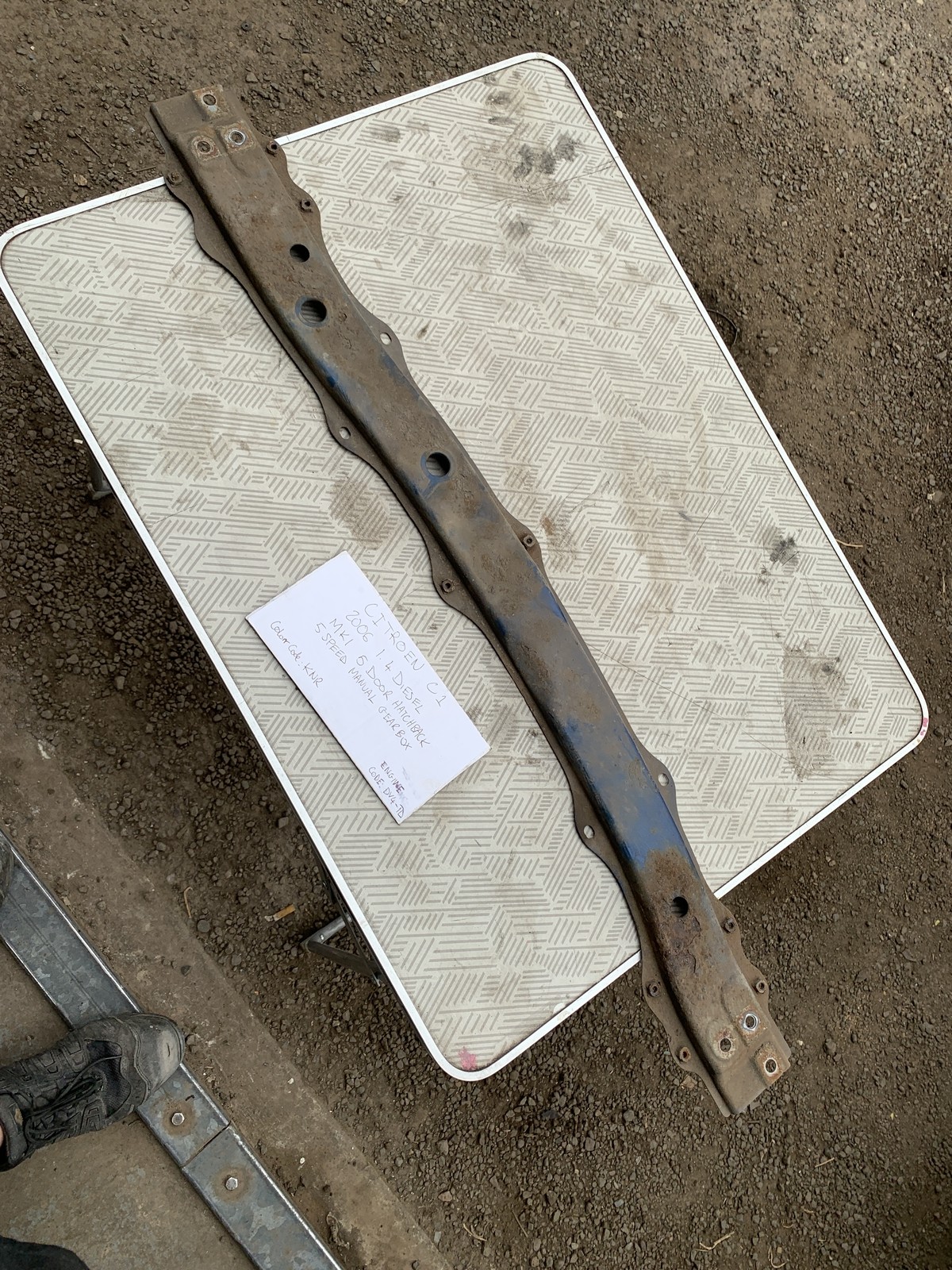 CITROEN C1 MK1 2006 5 DOOR 1.4 DIESEL BOTTOM SLAM PANEL 571610H010
