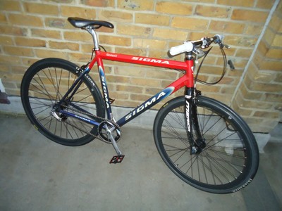 Fully Custom Built SIGMA Nemesis Single Speed Road Bike Bicycle c700 Wheels 