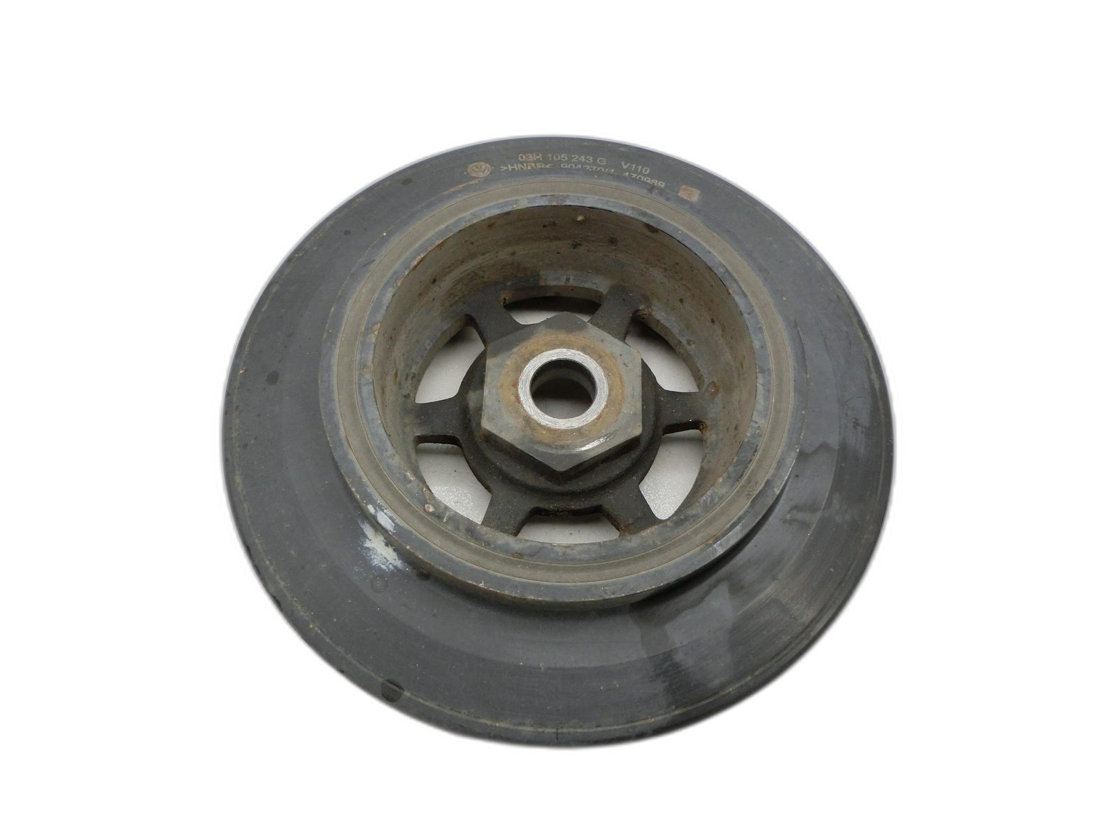 Polea Amortiguador de vibraciones para Cigüeñal Porsche Cayenne 9PA 07-10 - Bild 1
