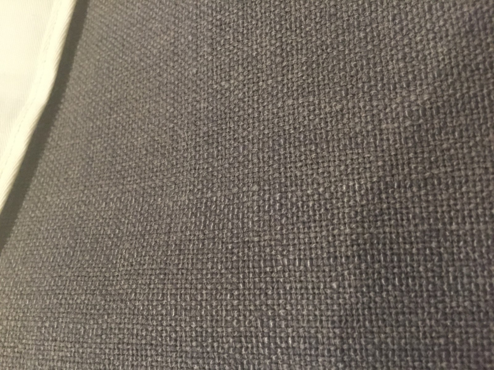 WILLIAM SONOMA FABRIC Belgian linen grey 3.5 yards 54 in  wide