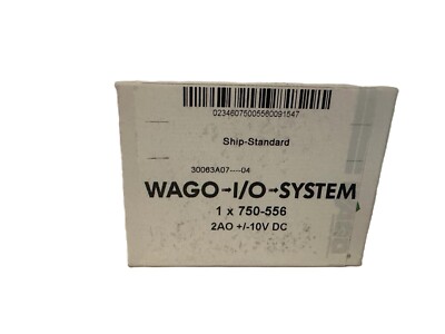 Wago IO System 750-556 2 Kanal Analogausgang +/- 10V DC NEU GEWÄHRLEISTUNG 12 Mo