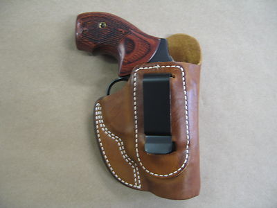 Taurus 85, 605, 650  IWB Leather In The Waistband Concealed Carry Holster TAN RH