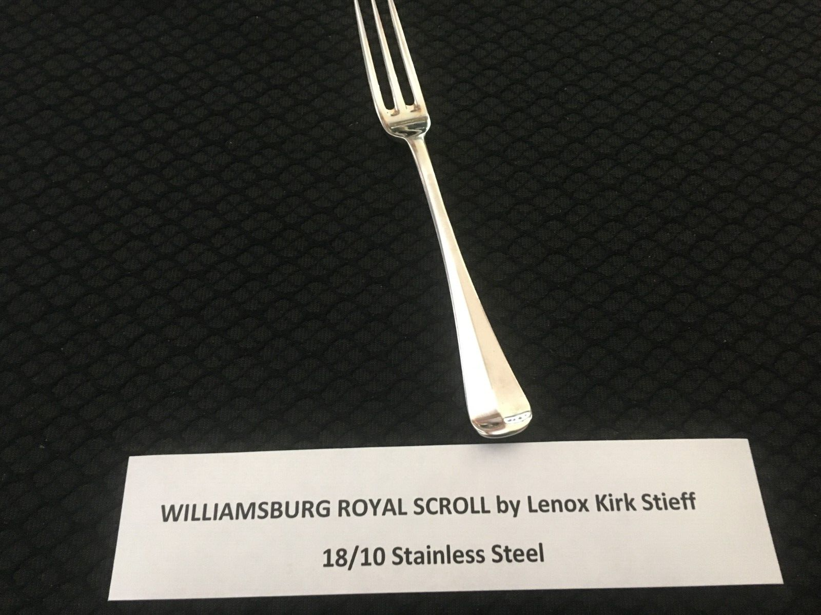 Lenox Williamsburg Royal Scroll w/Kirk Stieff 18/10 Stainles