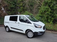 2018 68 FORD TRANSIT CUSTOM 2.0 TDCI ECOBLUE DCIV L1 H1 CREW VAN EURO6 EX POLICE