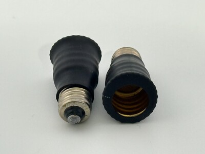 Rebaydo  2pcs E10 male to E12 female Converter