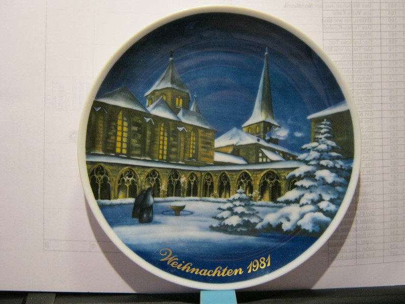 Sammelteller Limetiert Royal Tettau Weihnachten 1981   /  R 208
