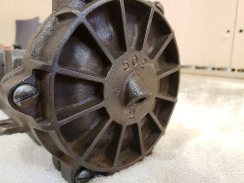 W. R. Brown Corp Pneumatic Milling Vise Vintage Machinist Tools Drill Press