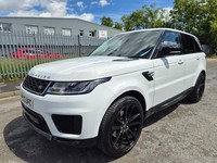 2020 LAND ROVER RANGE ROVER SPORT 3.0 SDV6 HSE Auto White Damaged Repaired CAT N