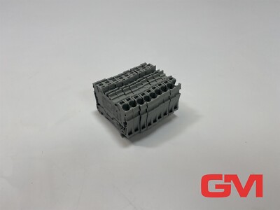 Ve 9x Wago 2-Pole Through Terminal Block 2004-1201 4mm²