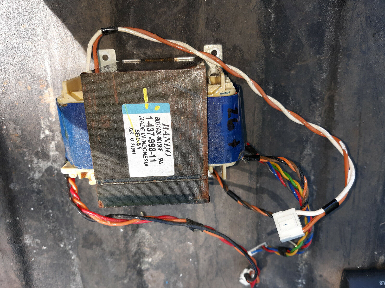 20NN16 SONY POWER SUPPLY, BANDO 1-437-998-11: 120VAC --> (13, 26, 39, 78, ET AL) 20NN16 SONY POWER SUPPLY, BANDO 1-437-998-11: 120VAC --> (13, 26, 39, 78, ET AL)