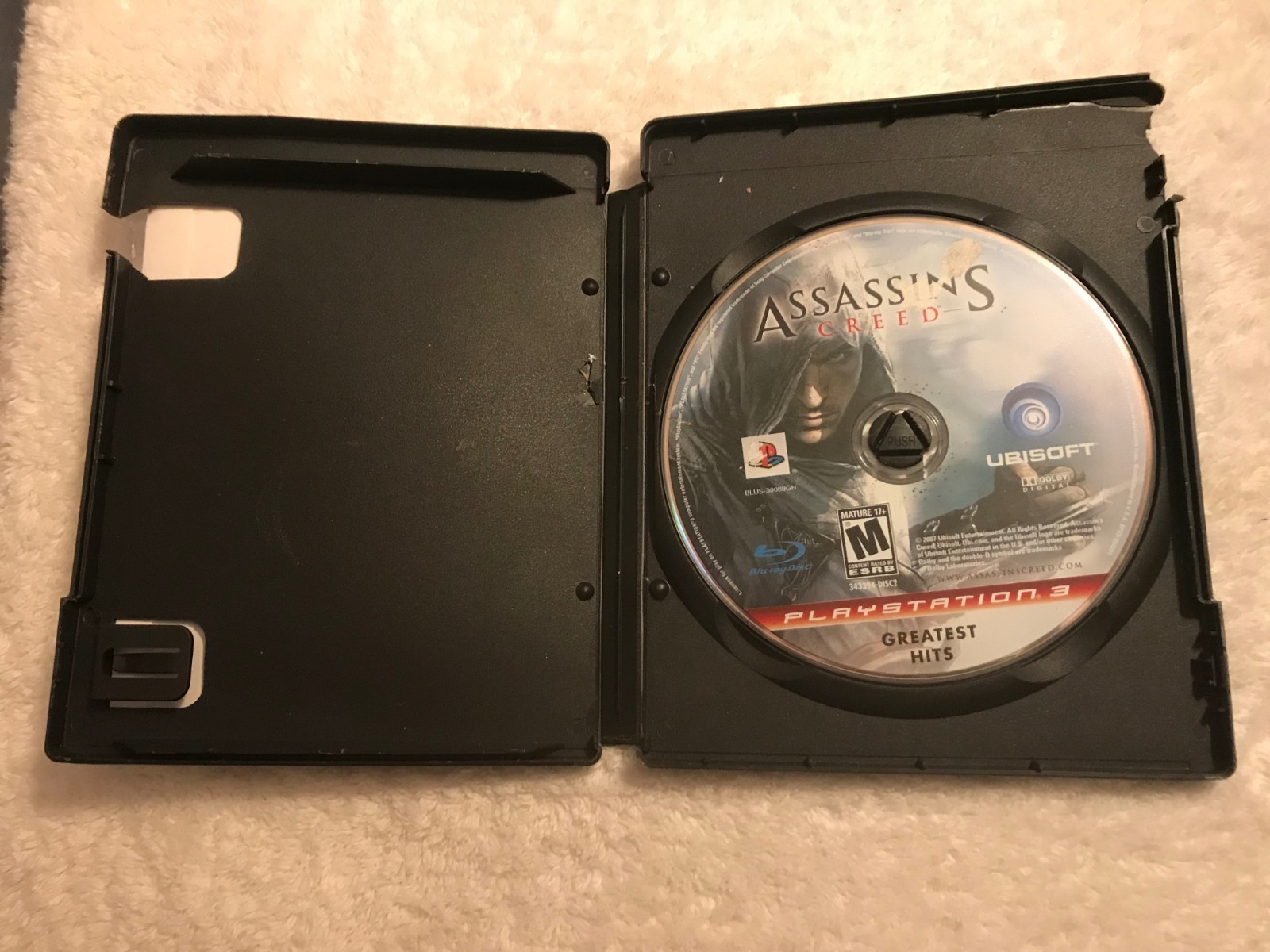 Playstation 3 Greatest Hits 2007 Assassin's Creed Original Ubisoft