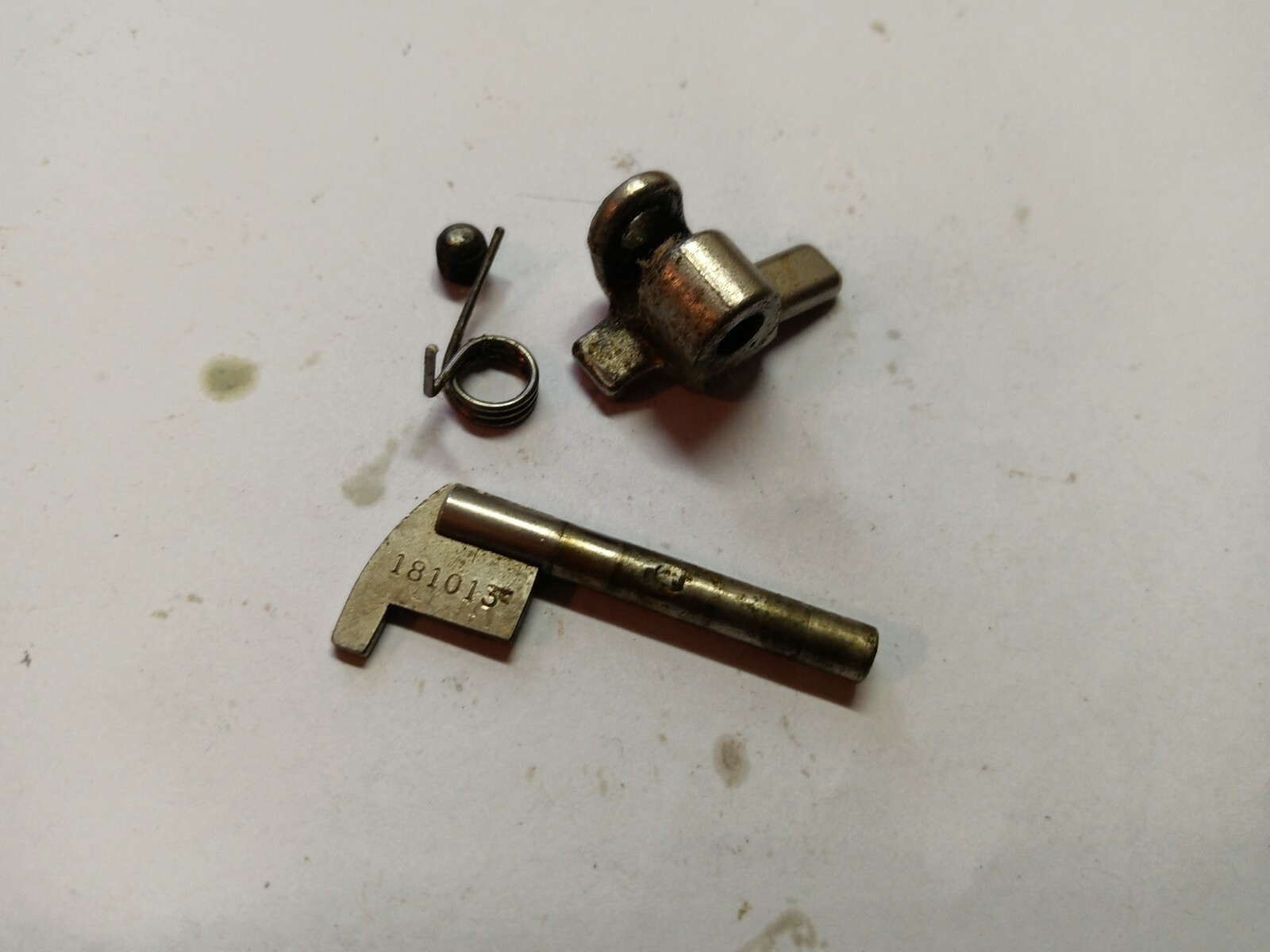 よしひこ Willcox & Gibbs Sewing Machine Spring Lever Part 181013 | eBay