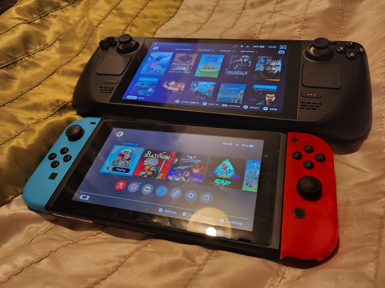 Valve Steam Deck 512GB Handheld Console Black With Case & Charger No