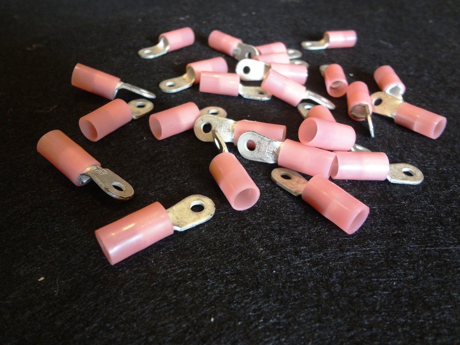 8 AWG #6 STUD ETC/MOLEX NYLON RING TERMINAL ELECTRICAL CONNECTOR~Pack of 25~NEW