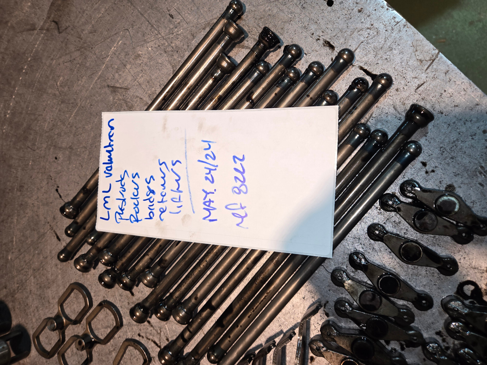 2011-2015 Chevy GMC 6.6 LML DURAMAX VALVETRAIN ROCKER ARMS LIFTERS REF8222 - Picture 9 of 10