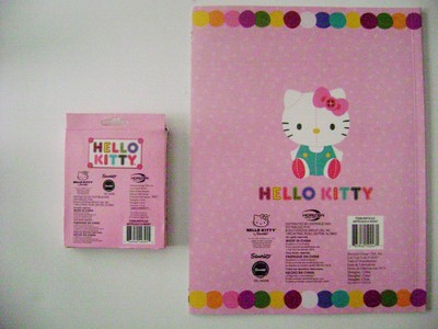 Hello Kitty Coloring Book 40 Pages & 8 Jumbo Crayon For Kids Great Gift