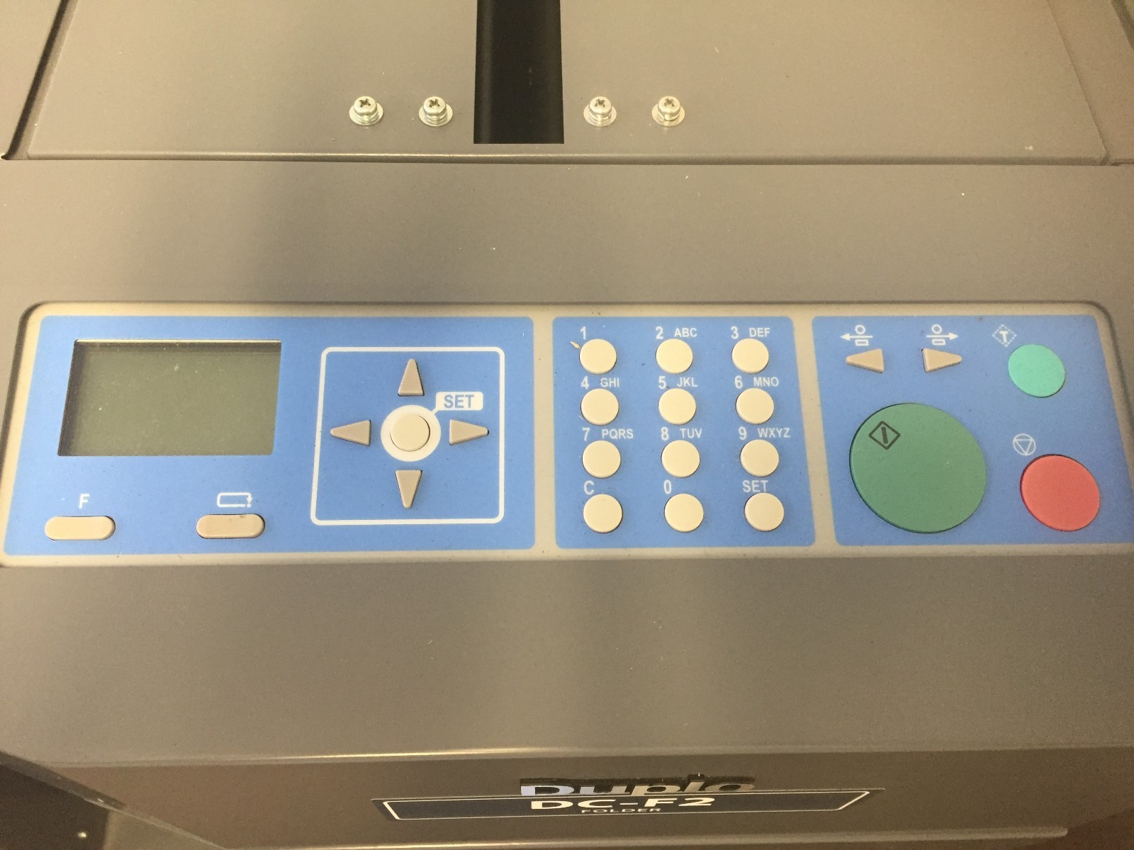 DUPLO DC-646 ITEGRATED FOLDING SYSTEM, DC-F2, IN LINE FOLDING CREASING CUTTING