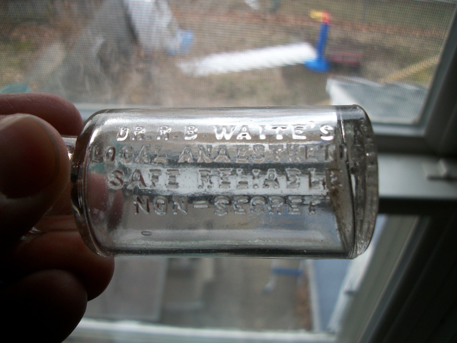 DR RB WAITE'S LOCAL ANAESTHETIC SAFE RELIABLE NON-SECRET COCAINE HYDROCHLORIDE