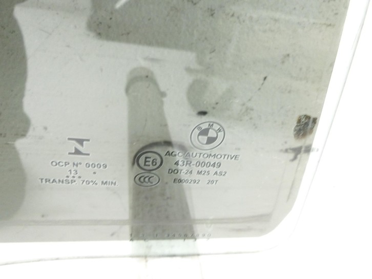 BMW 525d F10 13-17 Lim Seitenscheibe RHK Türscheibe Rechts Hinten BMW 525d F10 13-17 27.02.2014 7182118 51357182118... Bild 3