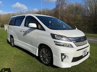 2012 TOYOTA VELLFIRE, WHITE, Golden Eyes, 2.4ltr. 7 Seater, Low miles