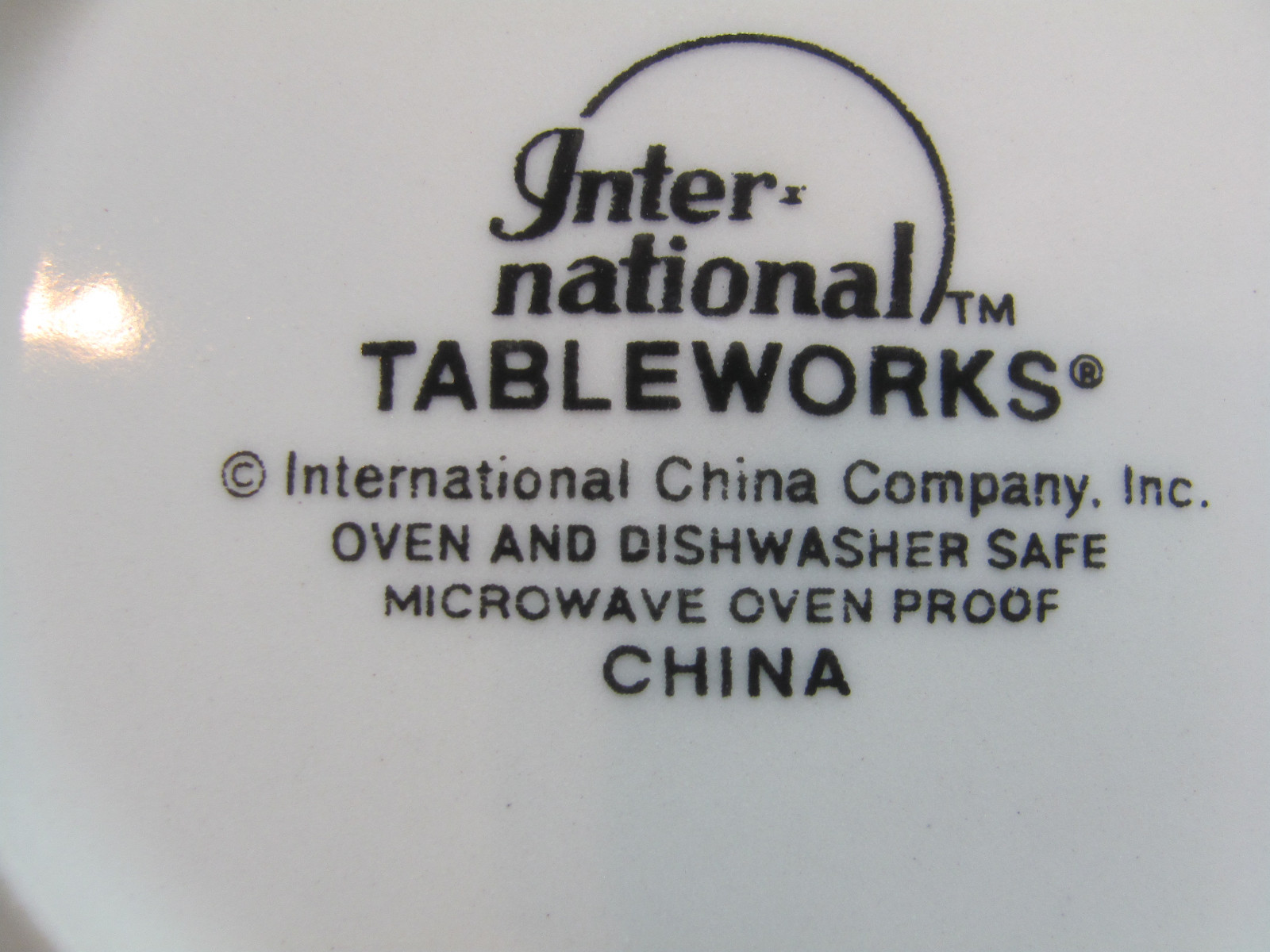 INTERNATIONAL CHINA COTTONWOOD BREAD & BUTTER PLATE