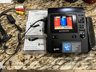 Polaroid Z340 Digital Instant Print Camera, charger, Zink Film READ DESCRIPTION!