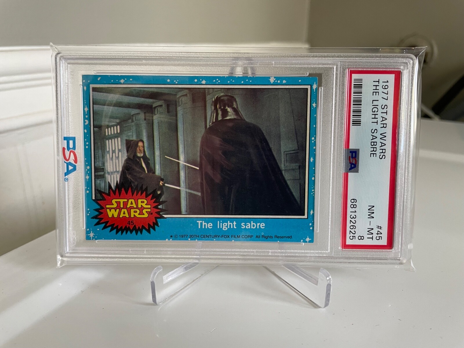 1977 Star Wars #45 the Light Sabre - PSA 8 | eBay
