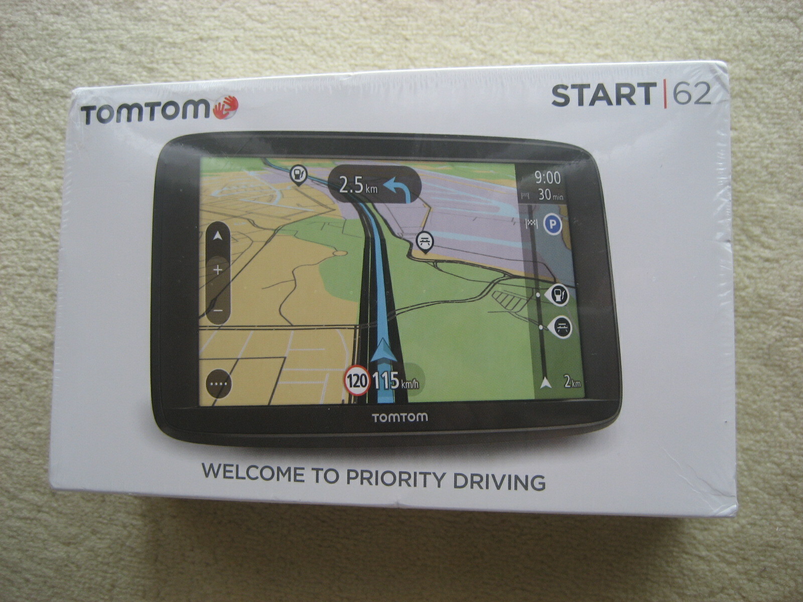 TomTom Start 62 Europe 6 Zoll + TMC Stauinfo, Free Lifetime Maps: Brandneu OVP