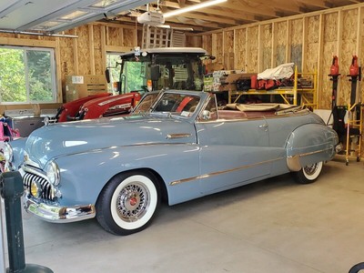 1947 Buick Super Convertible Blue RWD Manual