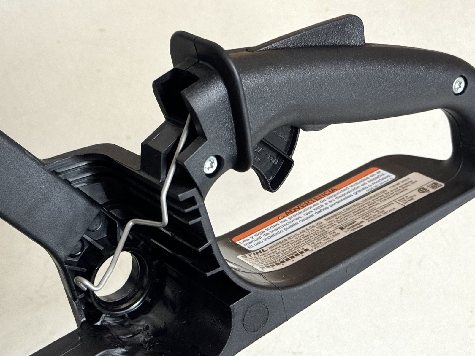 STIHL OEM HANDLE FRAME THROTTLE ASSY 1130 791 4901 : STRIPPED NEW MS170 180 C-B - Picture 2 of 4