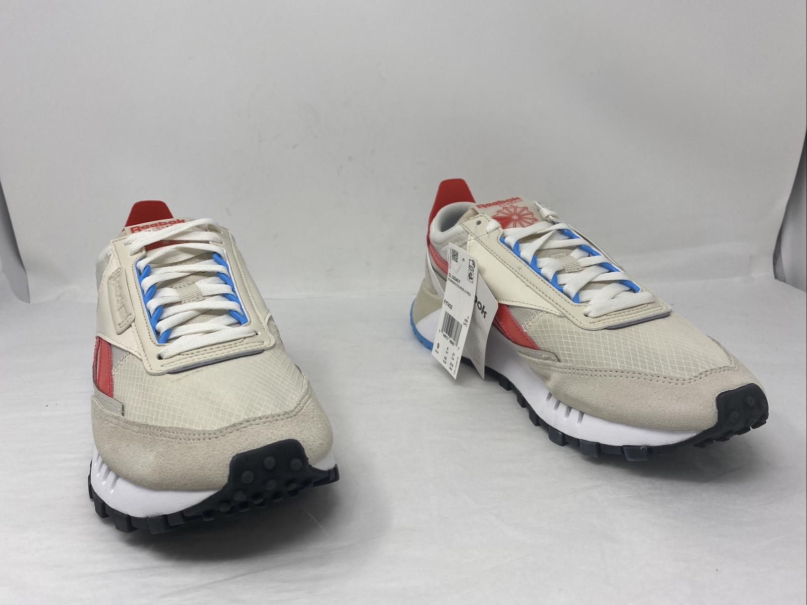 Reebok Unisex Classic Legacy Casual Shoe Chalk/Red/Blue Size 9M US : купить  с доставкой из США, цена 8 087 руб - (284368947545)