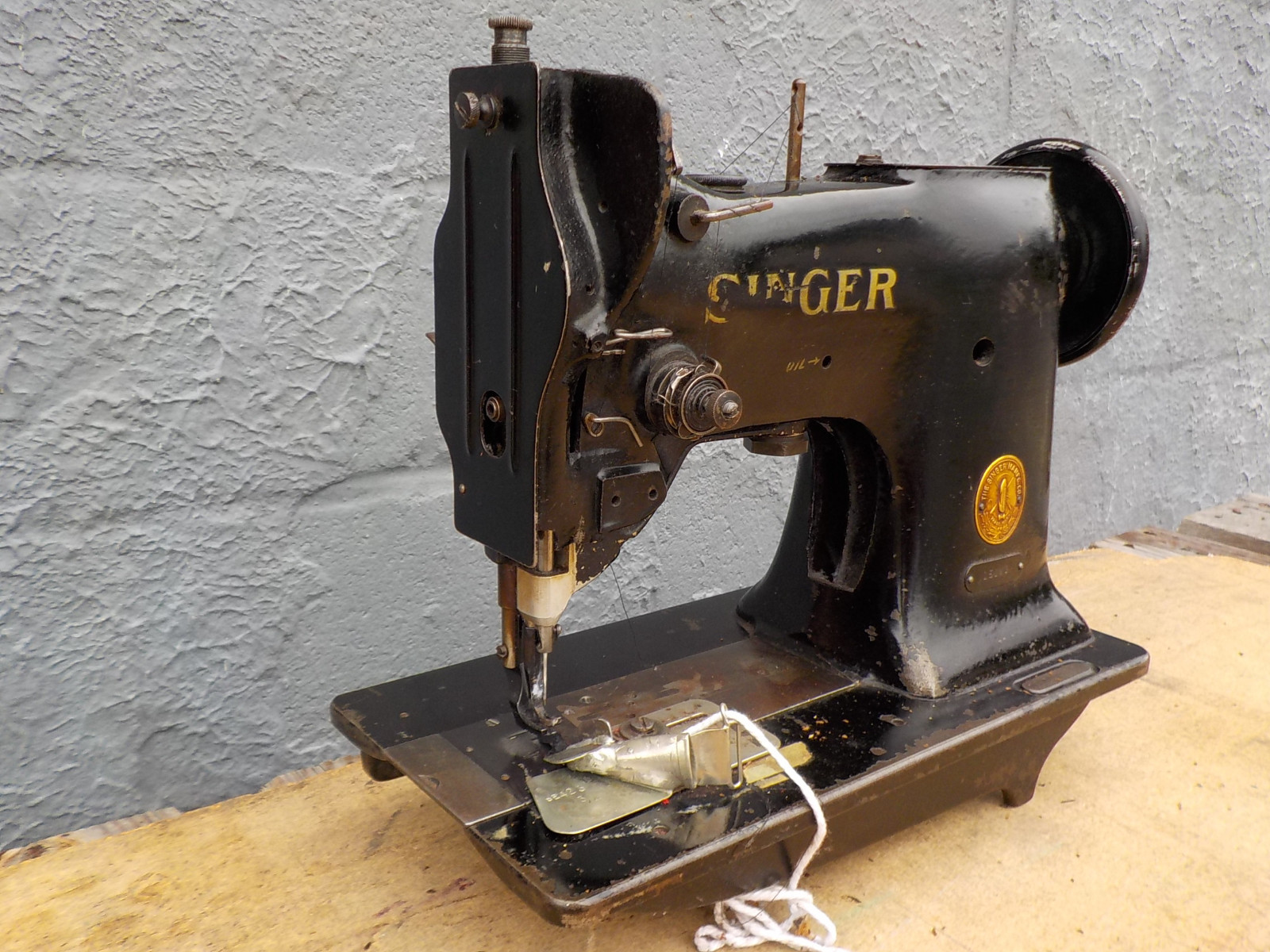 Industrial Sewing Machine Model Singer 151W3 single walking foot- Light Leather