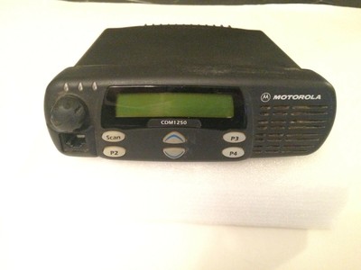 Motorola CDM1250 Police Car Radio & Motorola Mic. Buy it now for 55.0