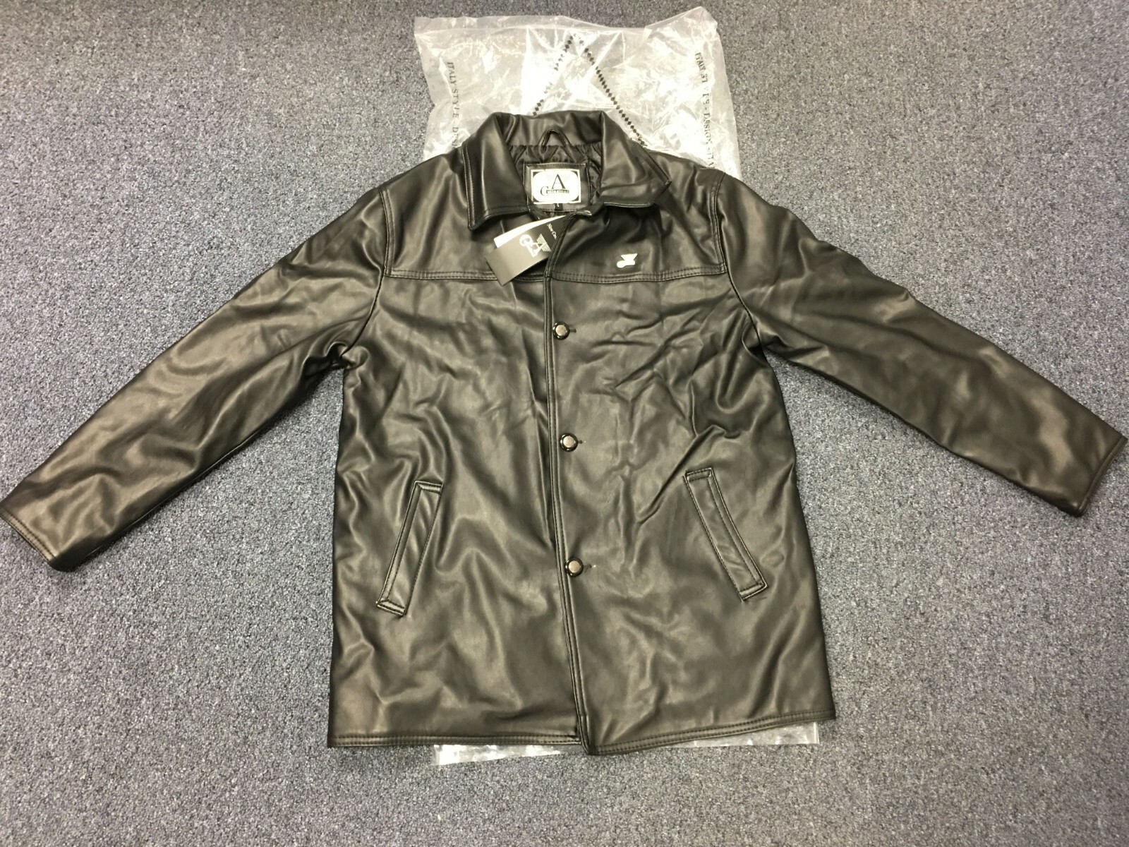 New A Collezioni Italian Leather Jacket Black Size L | eBay New A Collezioni Italian Leather Jacket Black Size L | eBay